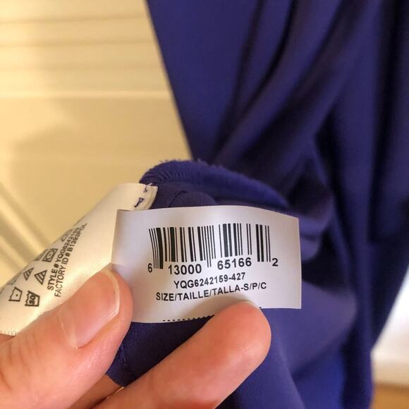 BCBGeneration Purple Wrap Maxi Dress - Picture 9 of 9